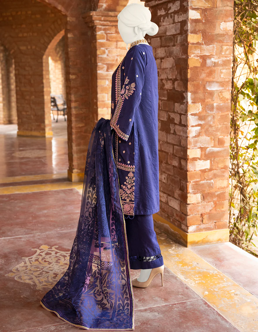 NAVY BLUE NET 3PC STITCHED | JJPW-S-JPWF-US-22-024 FB/FF-075 - Image 2