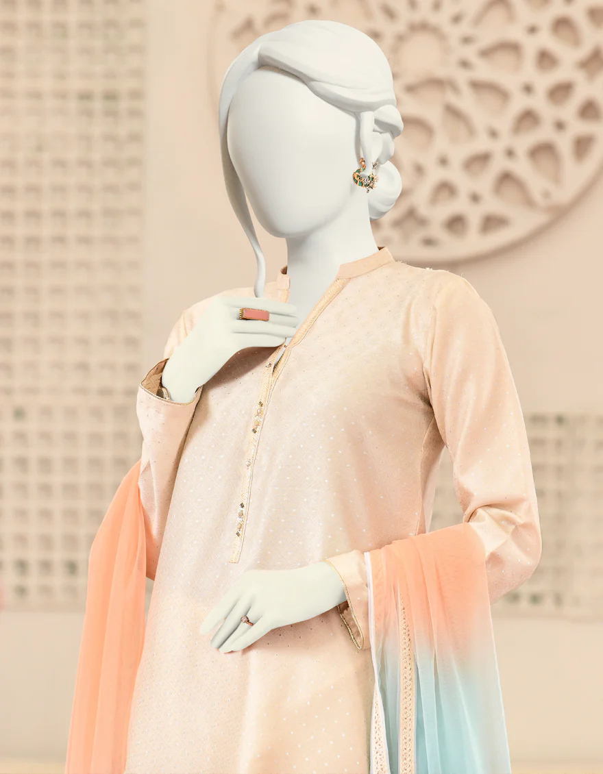 OFF WHITE JACQUARD 3PC STITCHED | JJPW-S-JPWF-US-22-031 FB/FF-451 - Image 3
