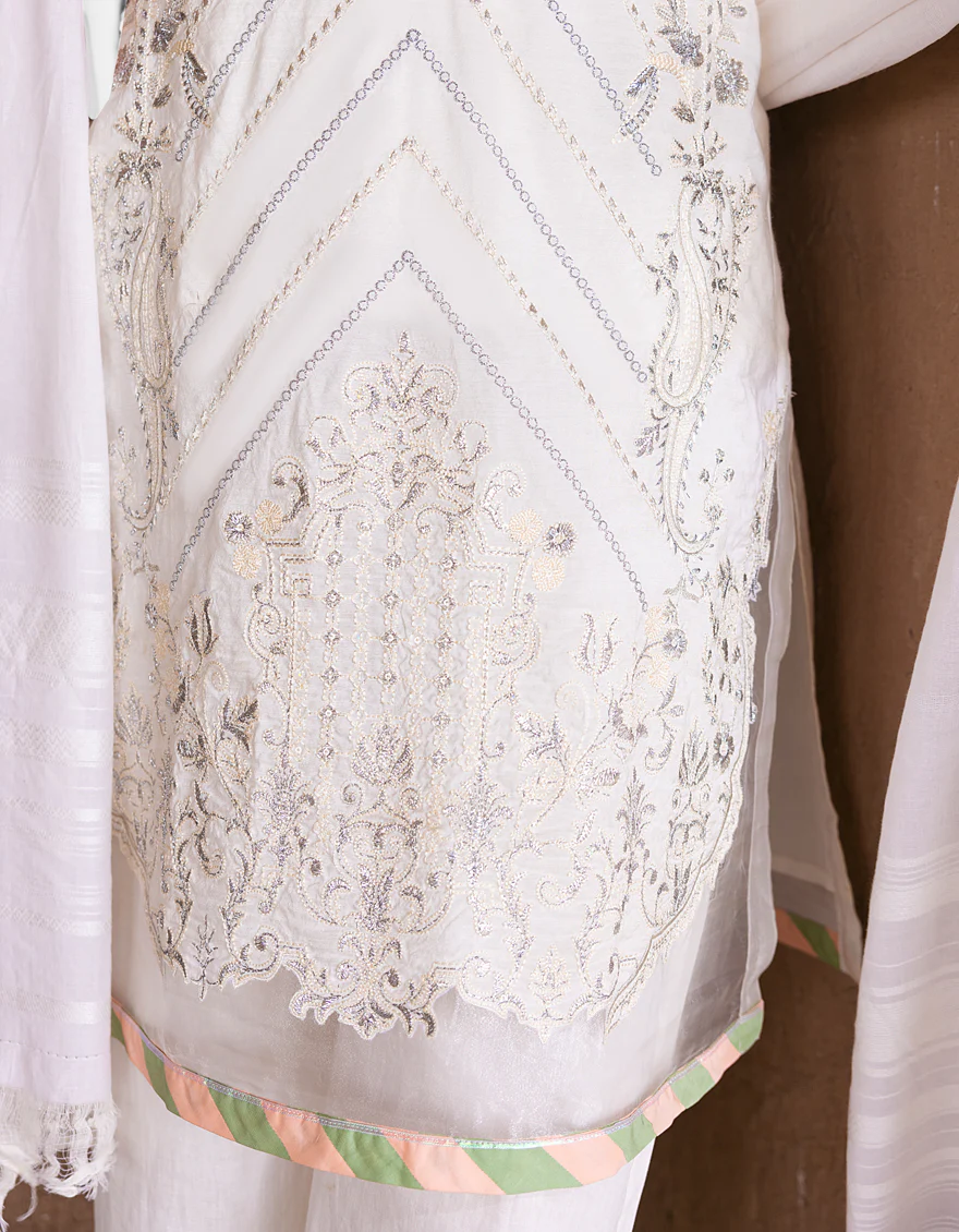 WHITE COTTON 3PC STITCHED | JJPW-S-JPWF-US-22-051 FB/FF-291 - Image 4