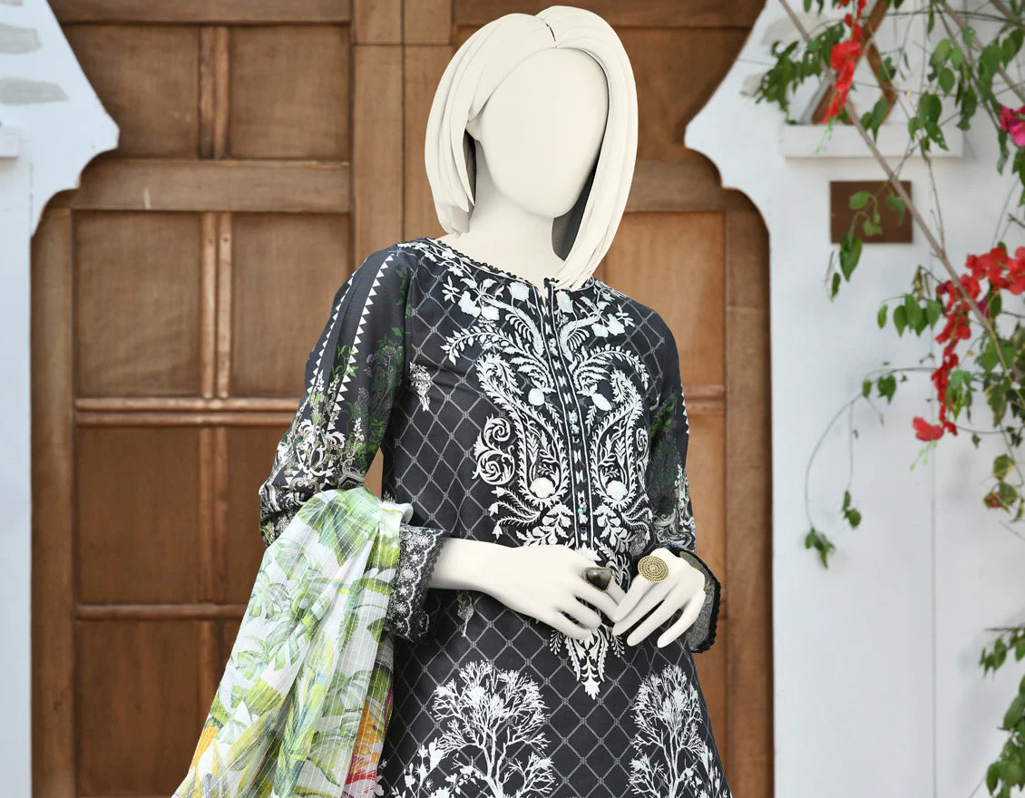 BLACK CAMBRIC 3PC STITCHED | JJPW-S-JPWS-US-22-320 FB/GRACE LAND - Image 4