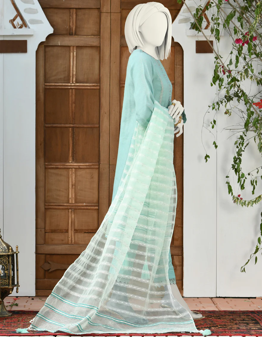 MINT KHADDI 3PC STITCHED | JJPW-S-JPWS-US-22-339 FB/MAGIC MINT - Image 4