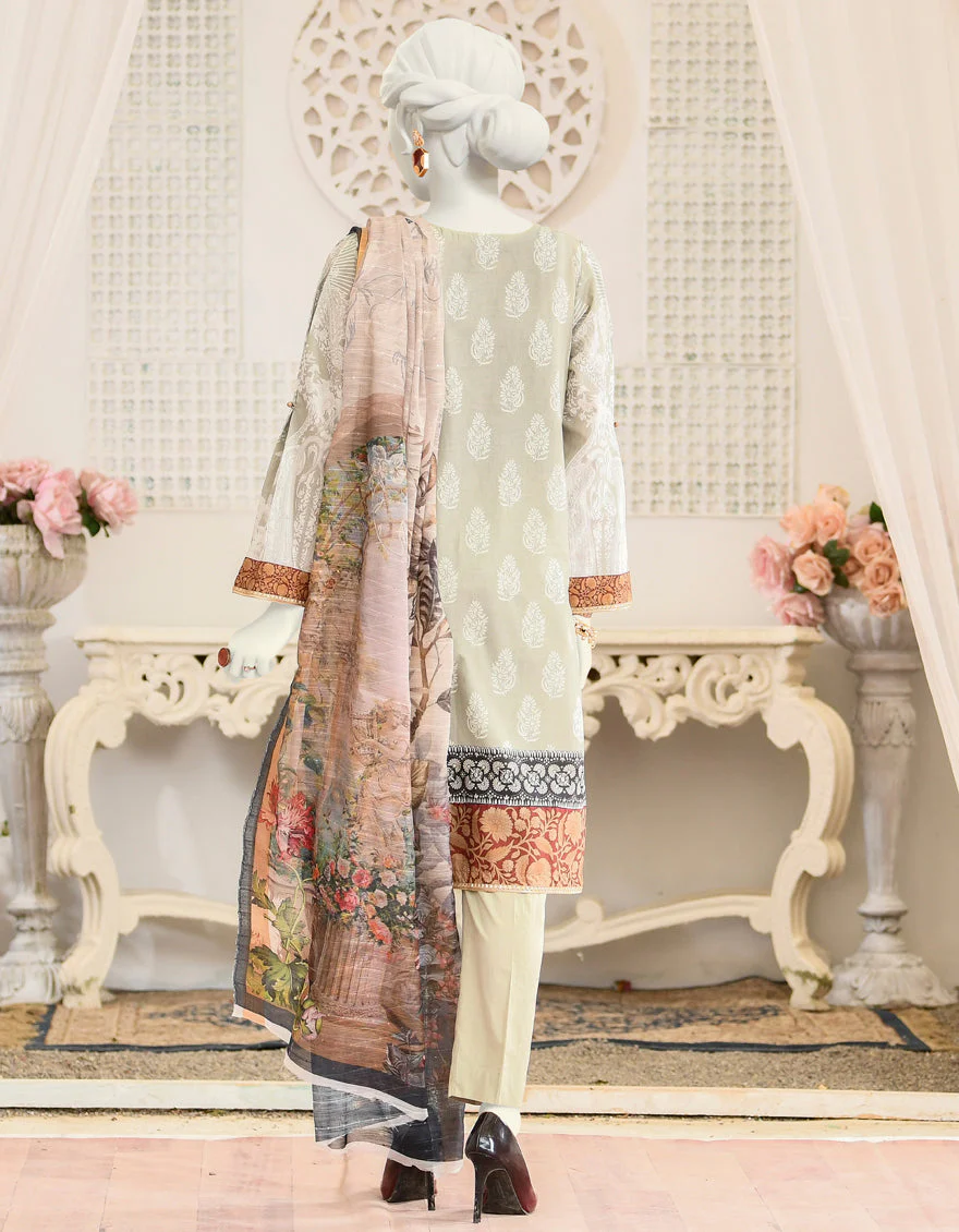 GREY LAWN 3PC STITCHED | JJPW-S-JPWS-US-22-382 FB/MAJESTIC - Image 2