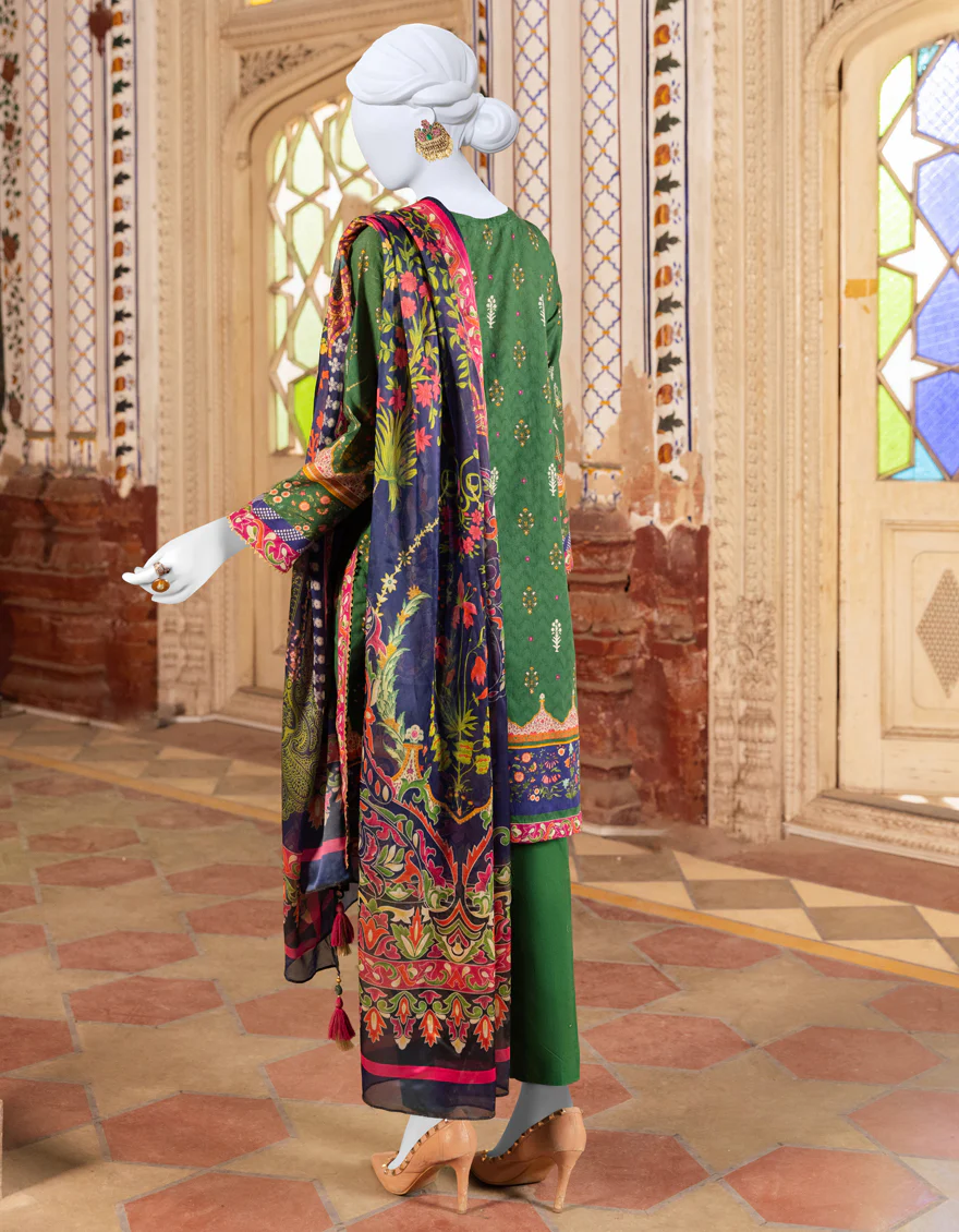 GREEN DOBBY 3PC STITCHED | JJPW-S-JPWS-US-23-512 FB/PERSION (23-2109) - Image 2