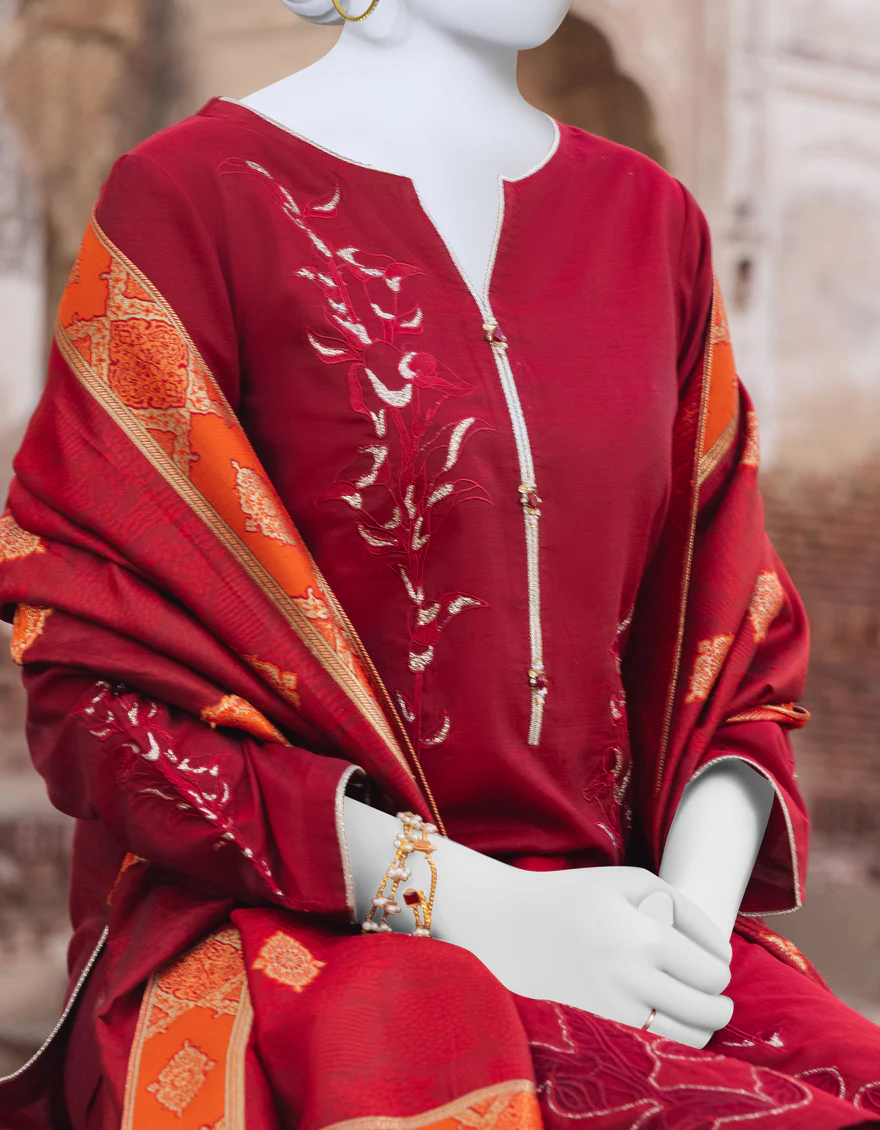 RED COTTON 3PC STITCHED | JJPW-S-JPWS-US-23-515 FB/AM-2062 - Image 3