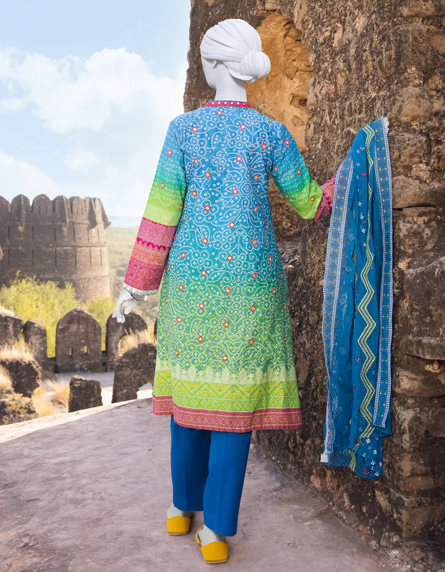 BLUE CAMBRIC 3PC STITCHED | JJPW-S-JPWS-US-23-527 FB/MISHKAT (23-2128) - Image 2