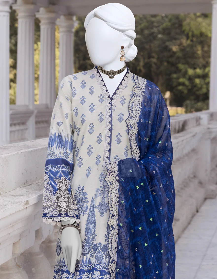 BLUE CAMBRIC 3PC STITCHED | JJPW-S-JPWS-US-23-535 FB/SPECTRUM - Image 3