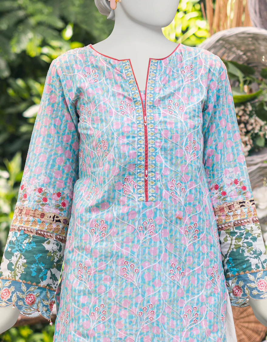 SKY BLUE CAMBRIC 3PC STITCHED | JJPW-S-JPWS-US-23-583 FB/JN-421 - Image 2