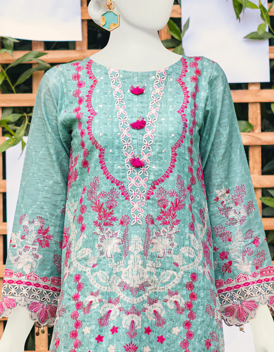 GREEN DOBBY 3PC STITCHED | JJPW-S-JPWS-US-23-602 FB/JA-931 - Image 3