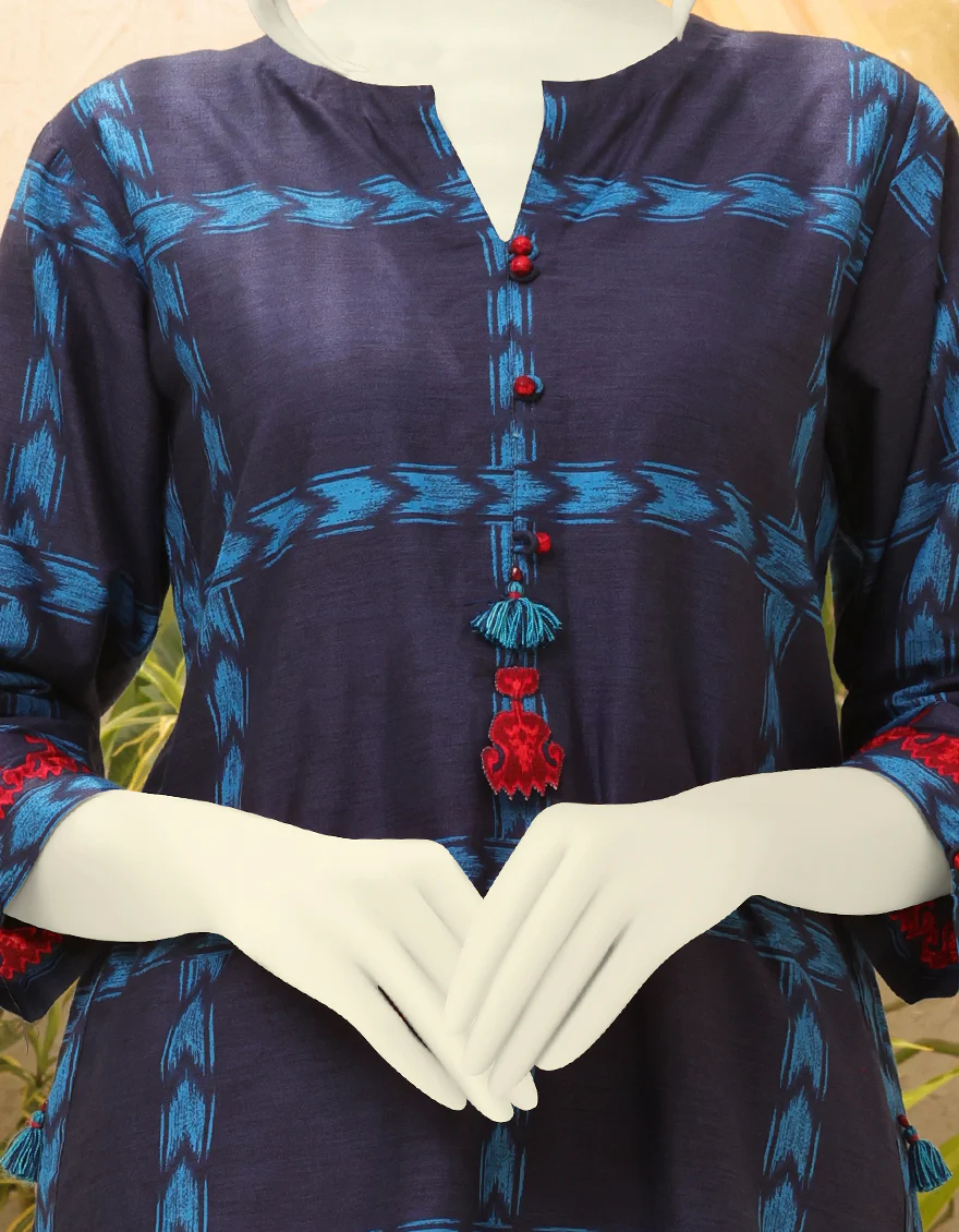 BLUE CAMBRIC 2PC STITCHED | JJPW-S-JW2-US-22-2003 FB/OCTAVIE - Image 3