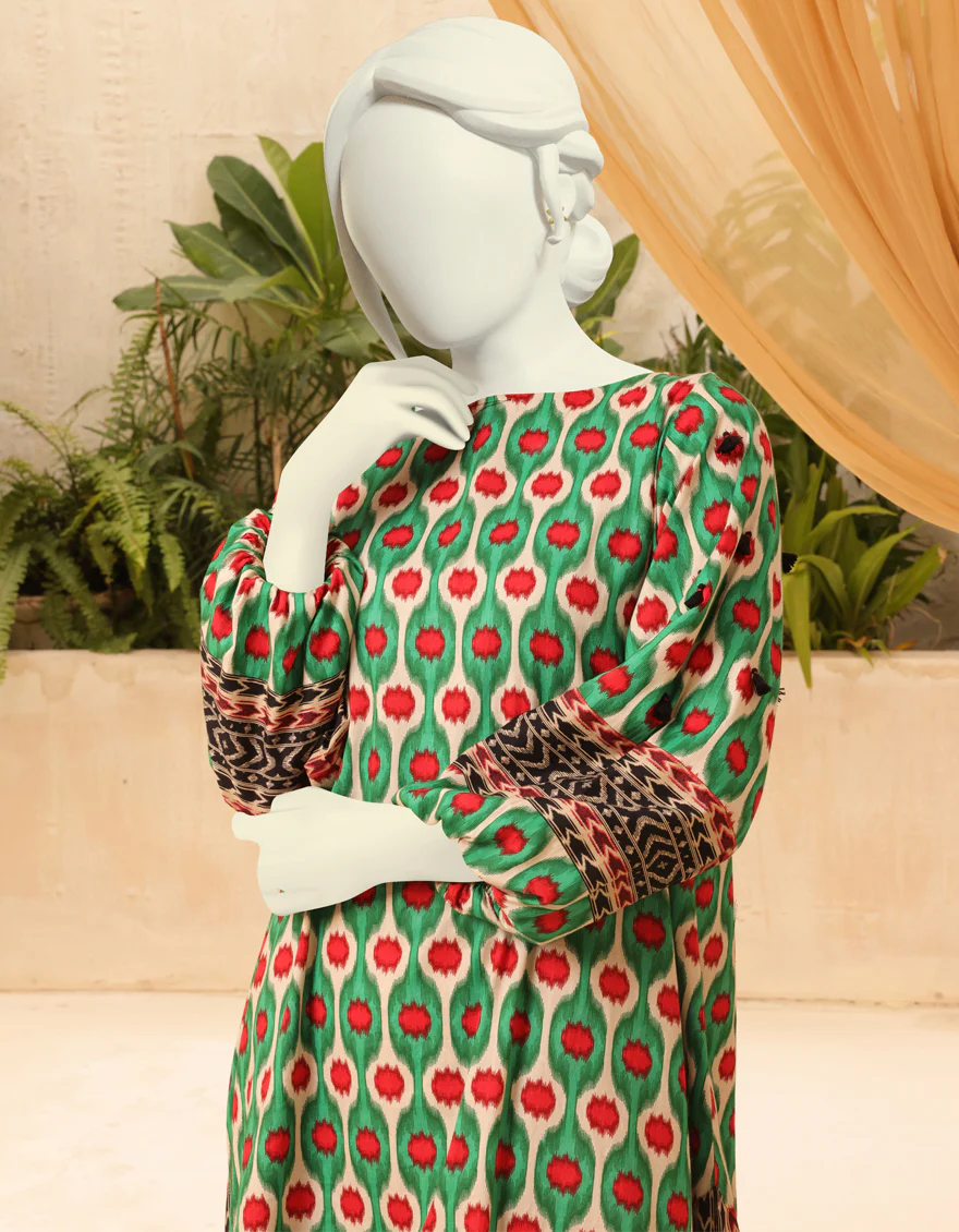 GREEN CAMBRIC 2PC STITCHED | JJPW-S-JW2-US-22-2004 FB/NICOLLETTE - Image 4