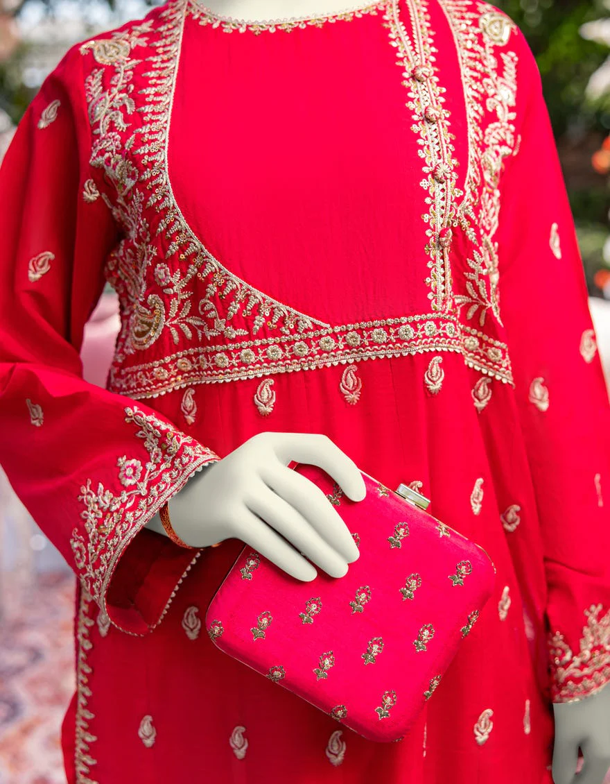 PINK PAPER COTTON 3PC STITCHED | JJPW-W-JPS-24-3942 FB/DANEEN-3 - Image 3