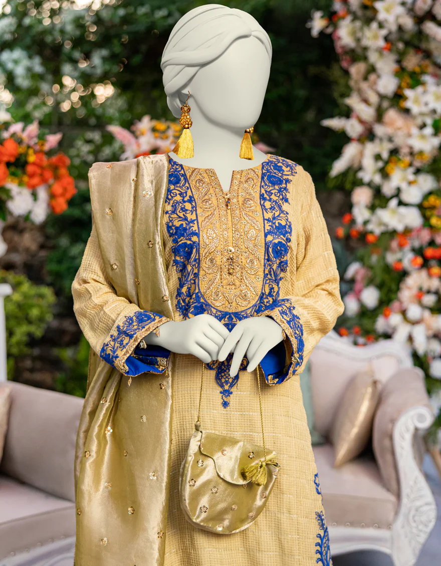 GREEN KHADDI 3PC STITCHED | JJPW-W-JPS-24-3959 FB/INARA-14 - Image 2