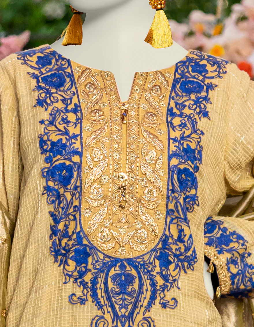 GREEN KHADDI 3PC STITCHED | JJPW-W-JPS-24-3959 FB/INARA-14 - Image 3