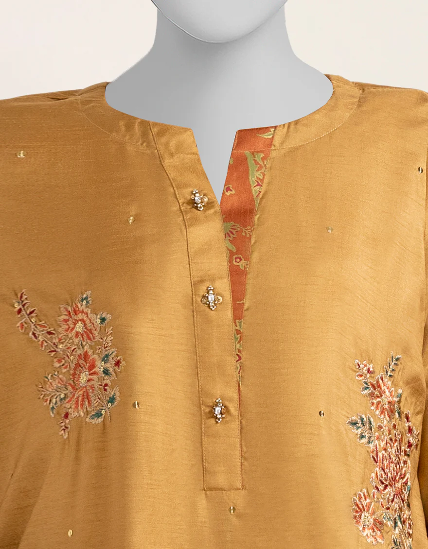 GOLDEN VISCOSE 3PC STITCHED | JJPW-W-JPS-25-3985 FB/INARA-2 - Image 4