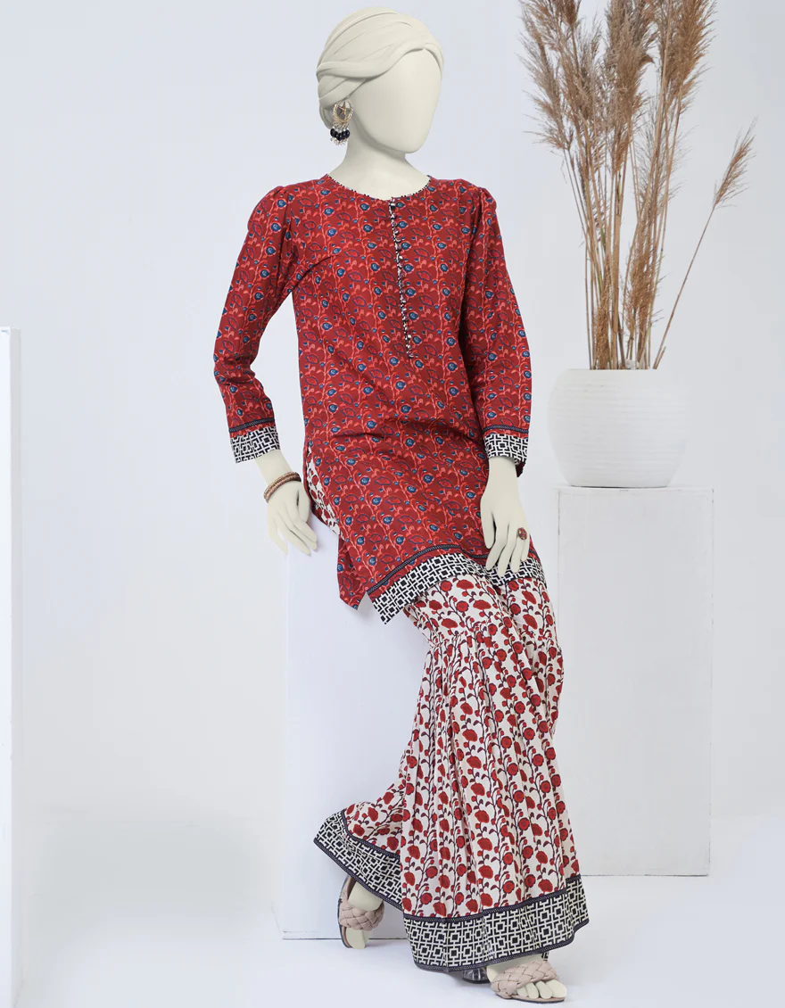 RED CAMBRIC 2PC STITCHED | JJPW-W-JPW2-US-23-061 FB/REBEL - Image 4