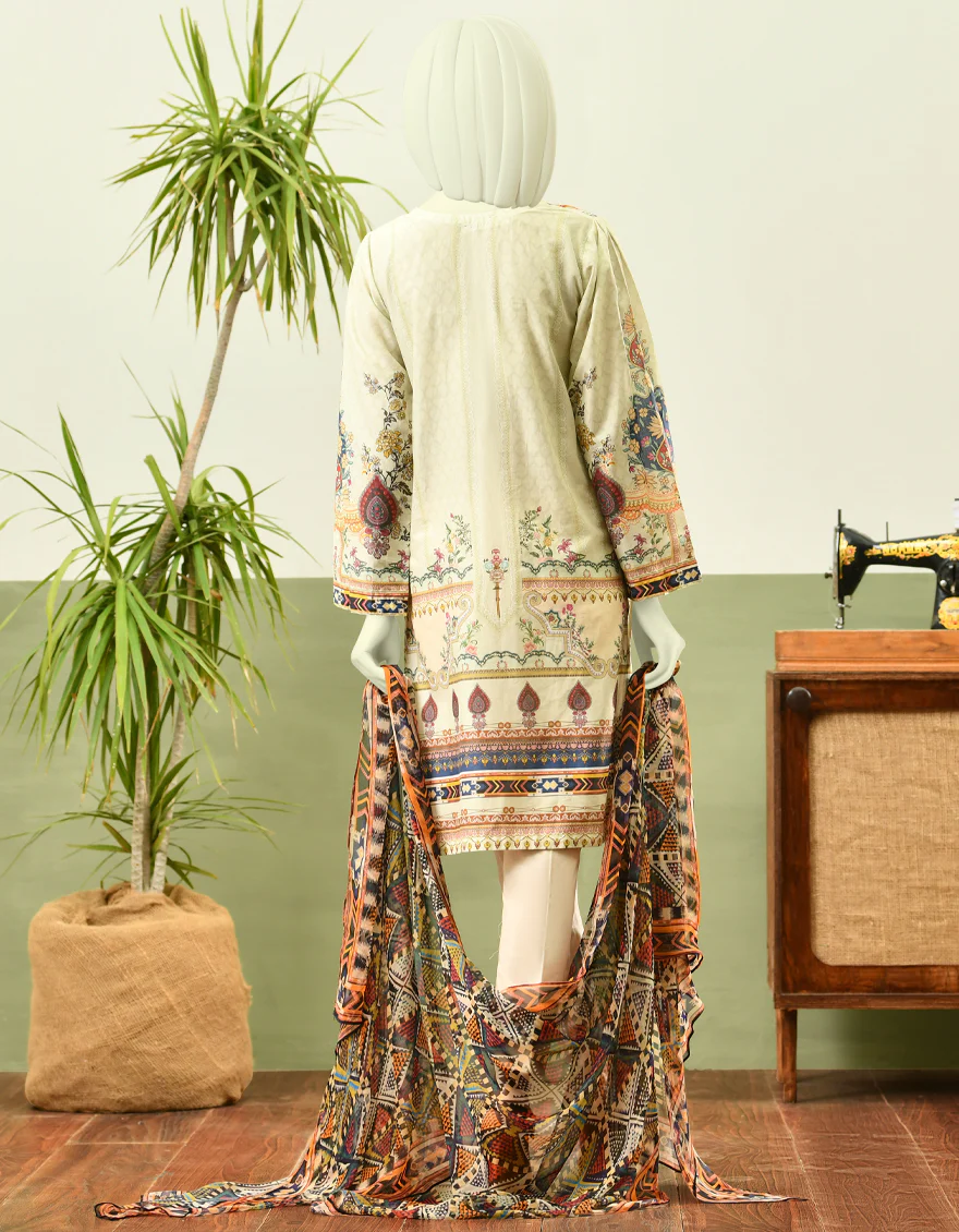 MULTICOLOR CAMBRIC 3PC STITCHED | JJPW-W-JPWS-US-22-407 FB/SALVINA - Image 2