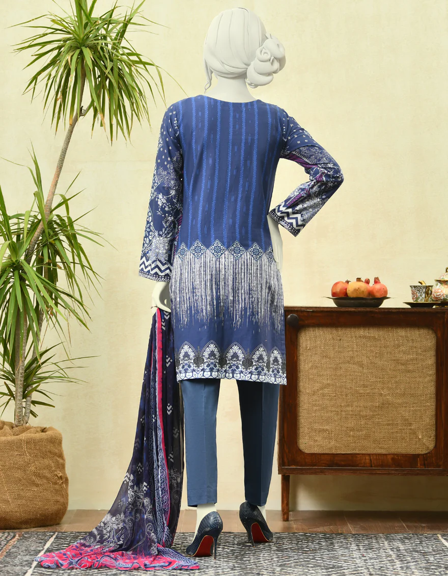 BLUE CAMBRIC 3PC STITCHED | JJPW-W-JPWS-US-22-408 FB/AZUL - Image 2