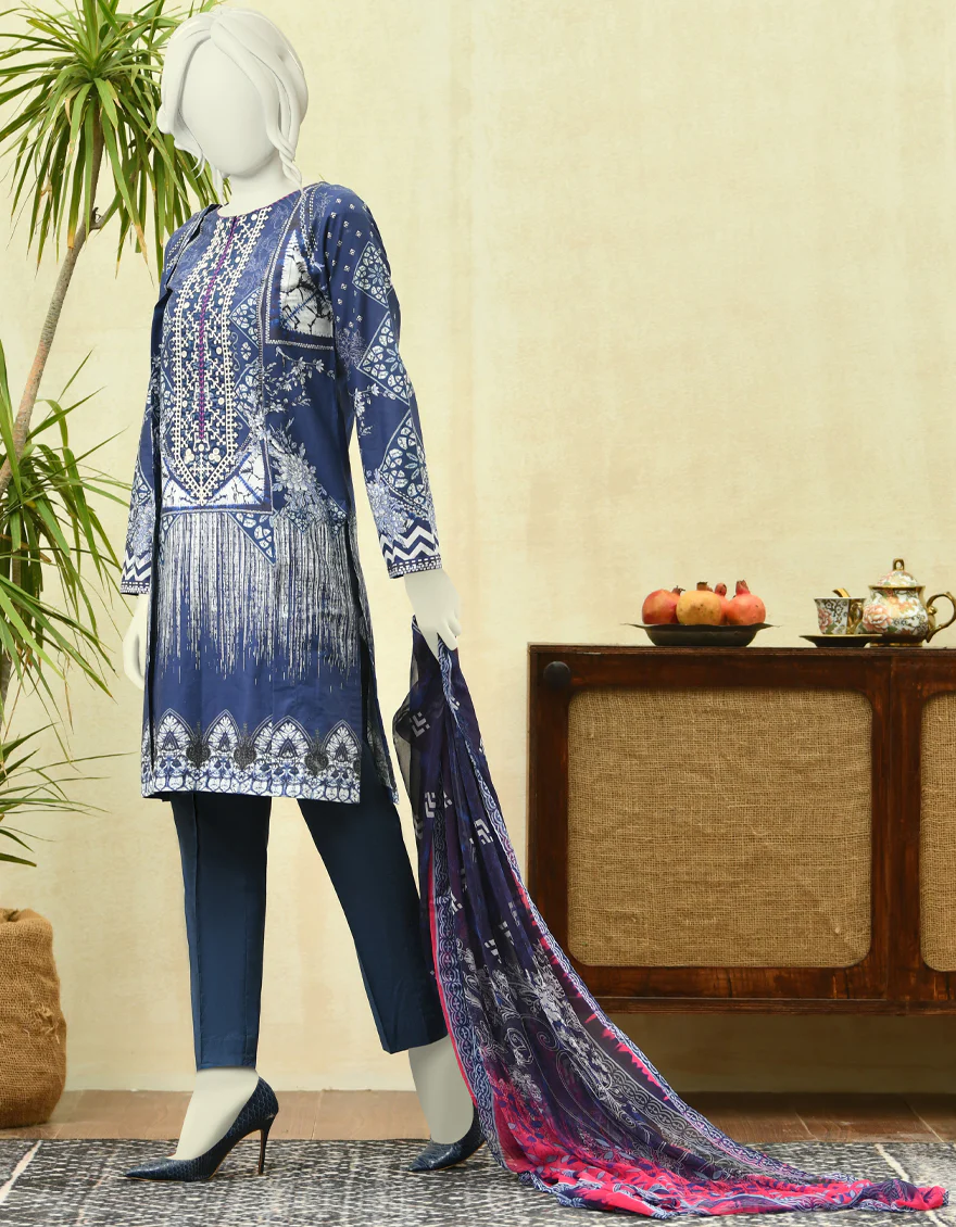 BLUE CAMBRIC 3PC STITCHED | JJPW-W-JPWS-US-22-408 FB/AZUL - Image 4