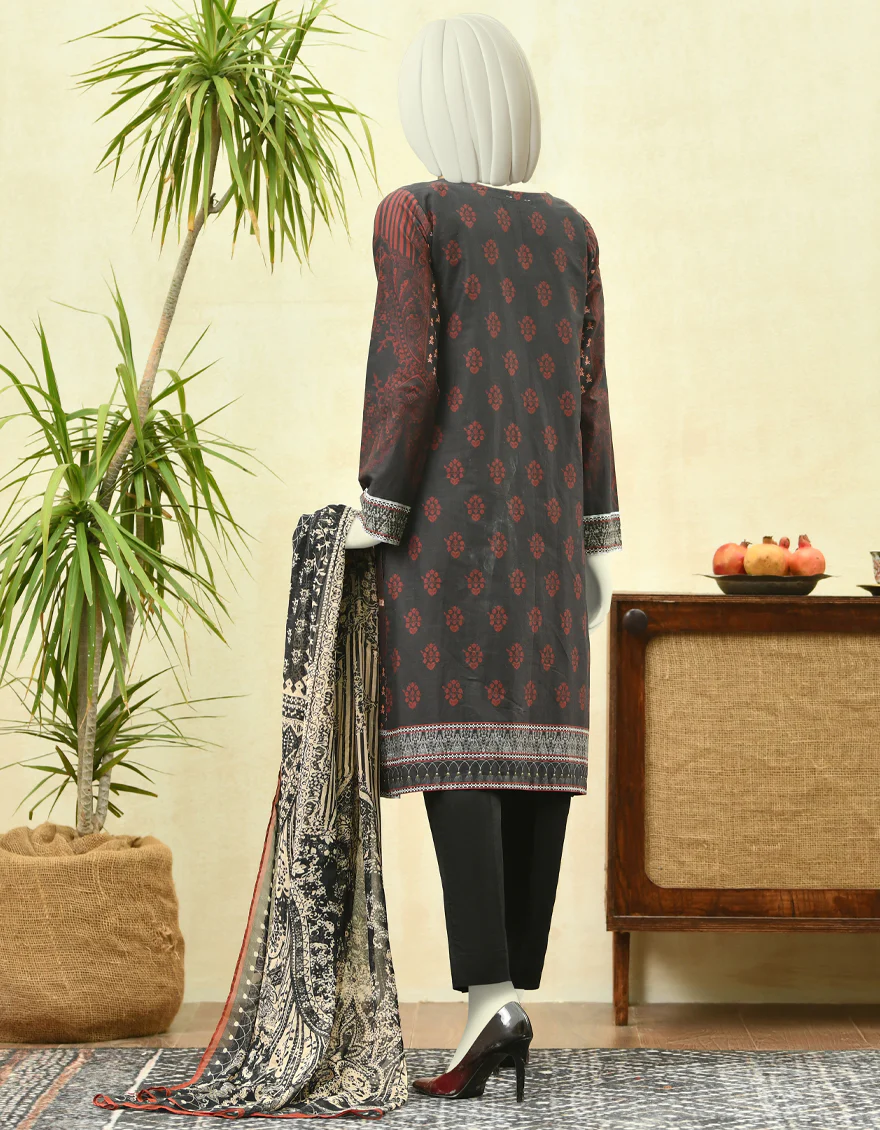 BLACK CAMBRIC 3PC STITCHED | JJPW-W-JPWS-US-22-410 FB/TRADITION - Image 2
