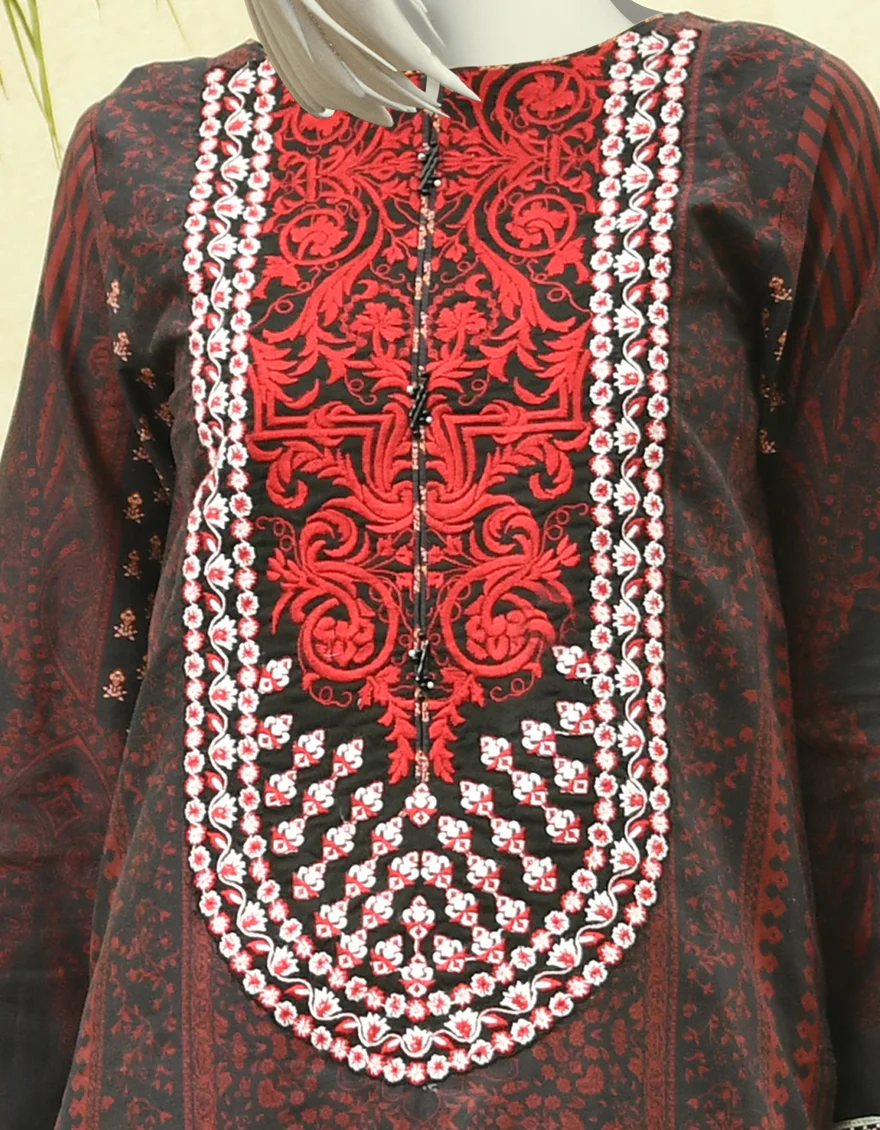 BLACK CAMBRIC 3PC STITCHED | JJPW-W-JPWS-US-22-410 FB/TRADITION - Image 3