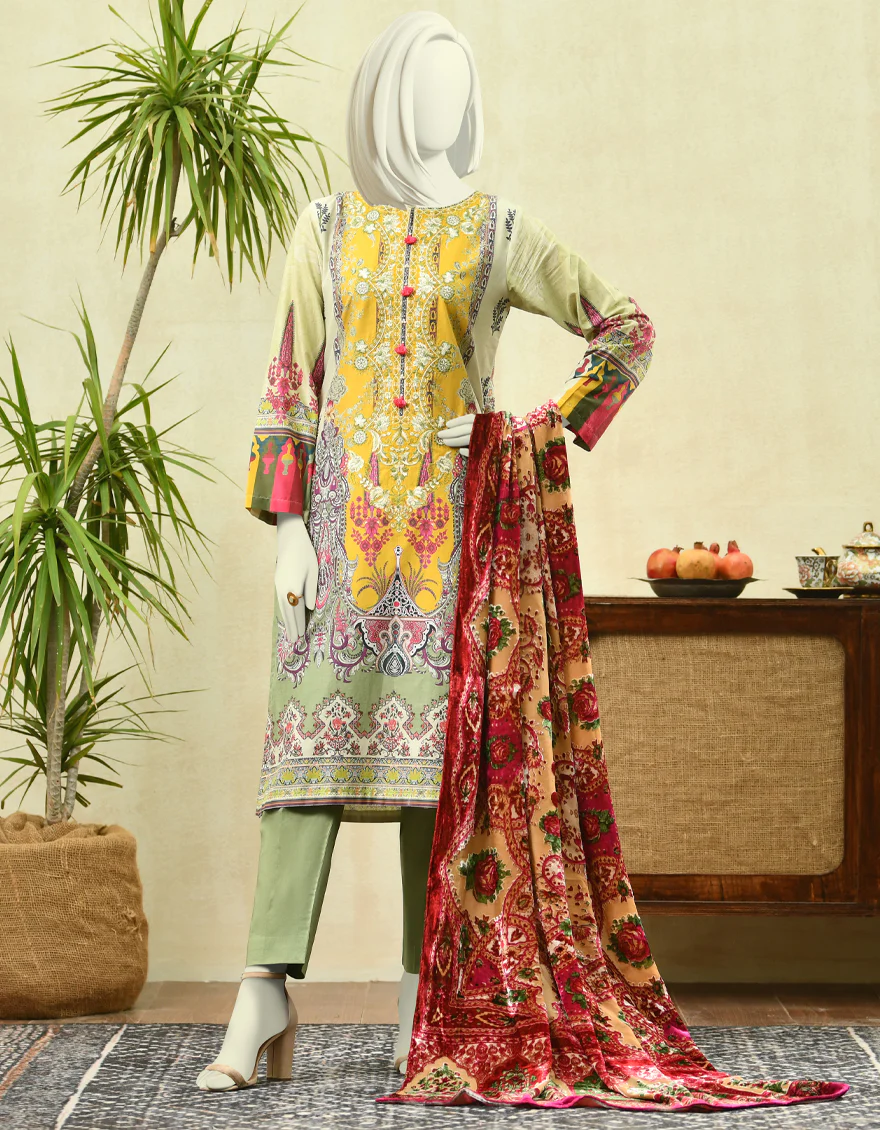 MULTICOLOR CAMBRIC 3PC STITCHED | JJPW-W-JPWS-US-22-429 FB/BRAZIL - Image 4