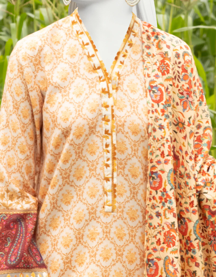 BEIGE VISCOSE 3PC STITCHED | JJPW-W-JPWS-US-22-494 FB/SIRMA - Image 3