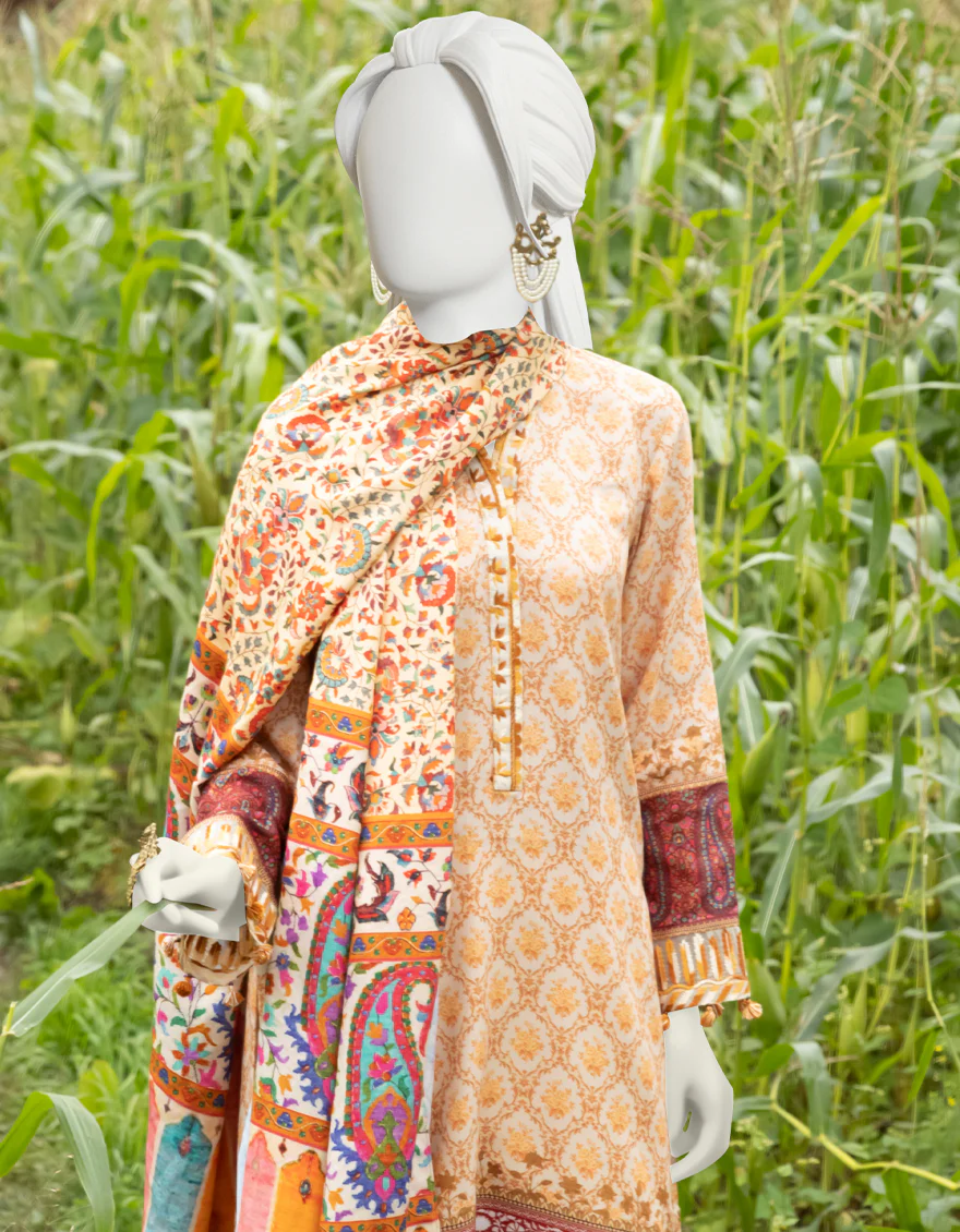 BEIGE VISCOSE 3PC STITCHED | JJPW-W-JPWS-US-22-494 FB/SIRMA - Image 4