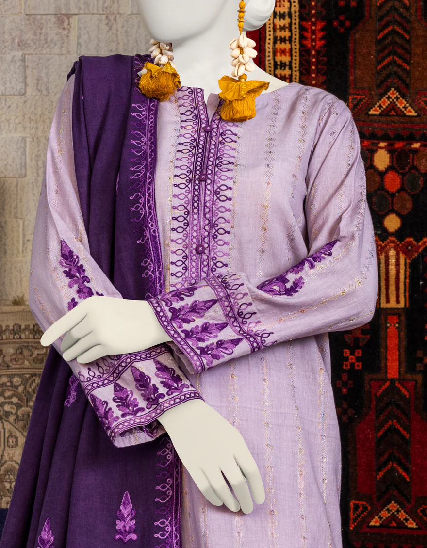PURPLE DOBBY 3PC STITCHED | JJPW-W-JPWS-US-23-644 FB/TURTLE DOVE - Image 2