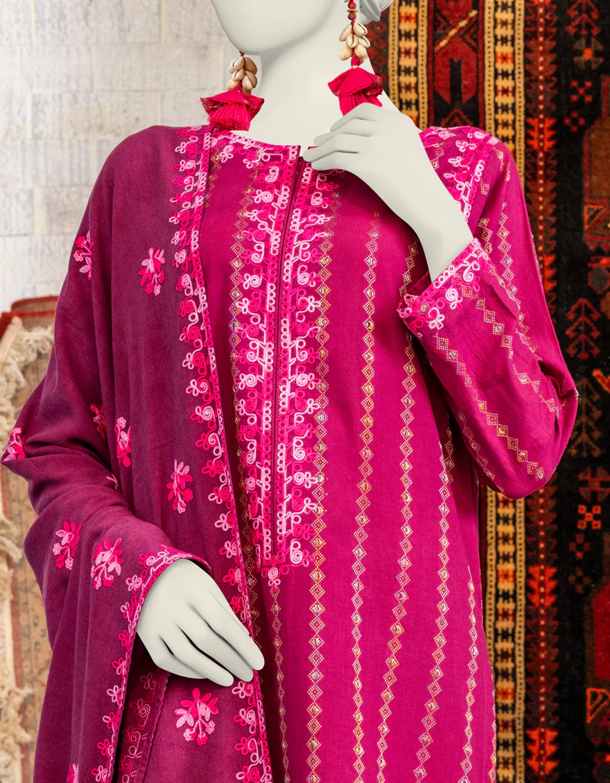 MAGENTA DOBBY 3PC STITCHED | JJPW-W-JPWS-US-23-646 FB/PINK DIVE - Image 3