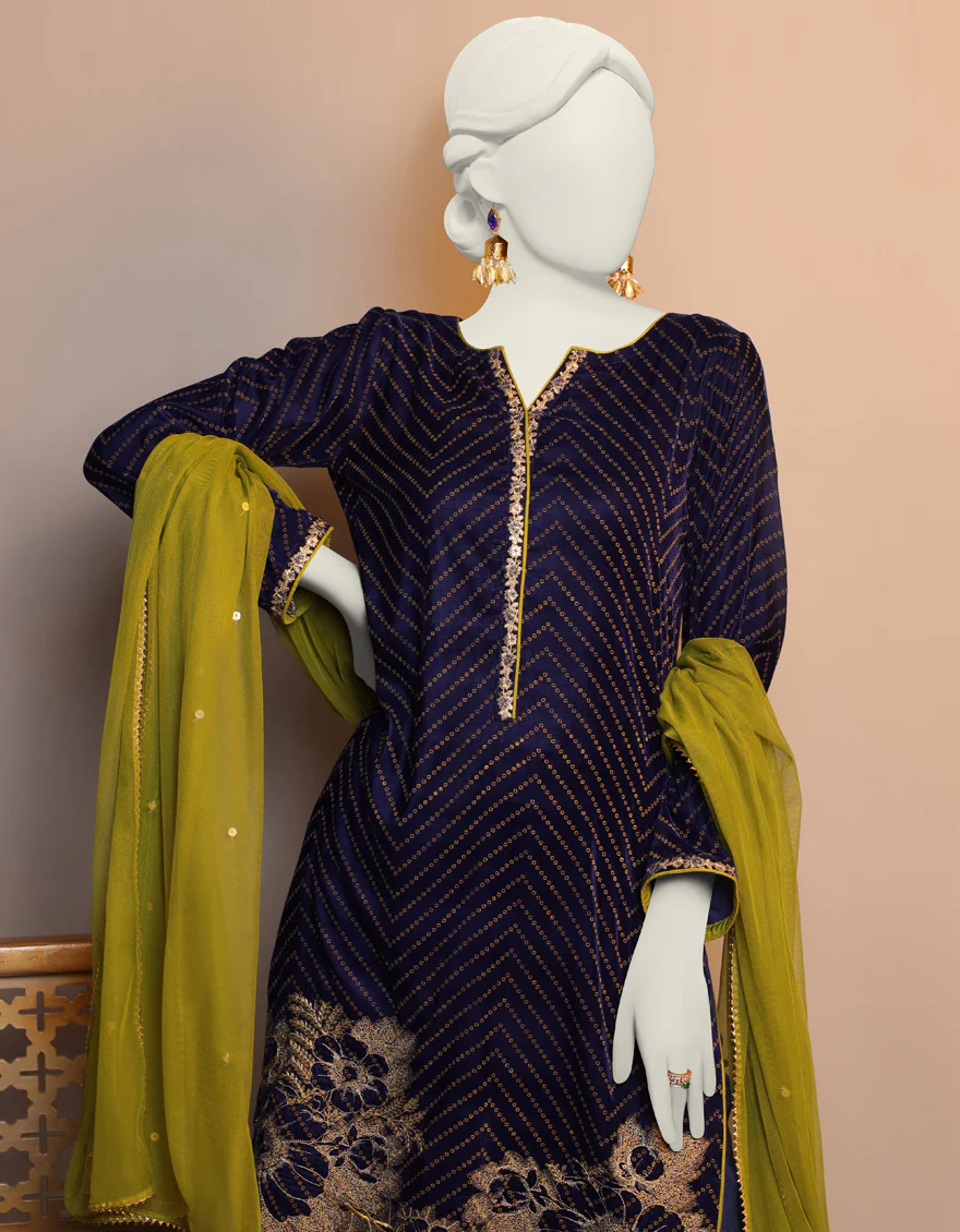BLUE 3PC STITCHED | JJPW-W-JPWS-US-23-661 FB/FF-328 - Image 2