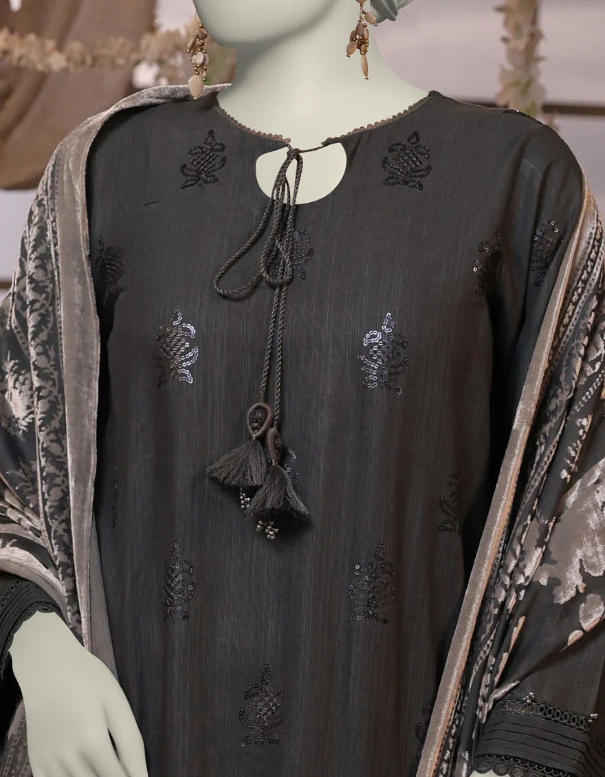 GREY DYED 3PC STITCHED | JJPW-W-JW-24-1730 FB/TRADITIONAL-1 - Image 2