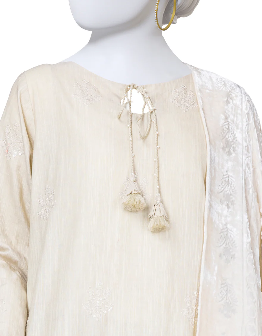 BROWN DYED 3PC STITCHED | JJPW-W-JW-24-1733 FB/TRADITIONAL-4 - Image 2