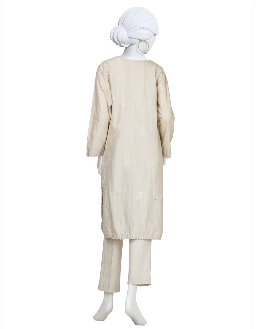 BROWN DYED 3PC STITCHED | JJPW-W-JW-24-1733 FB/TRADITIONAL-4 - Image 3