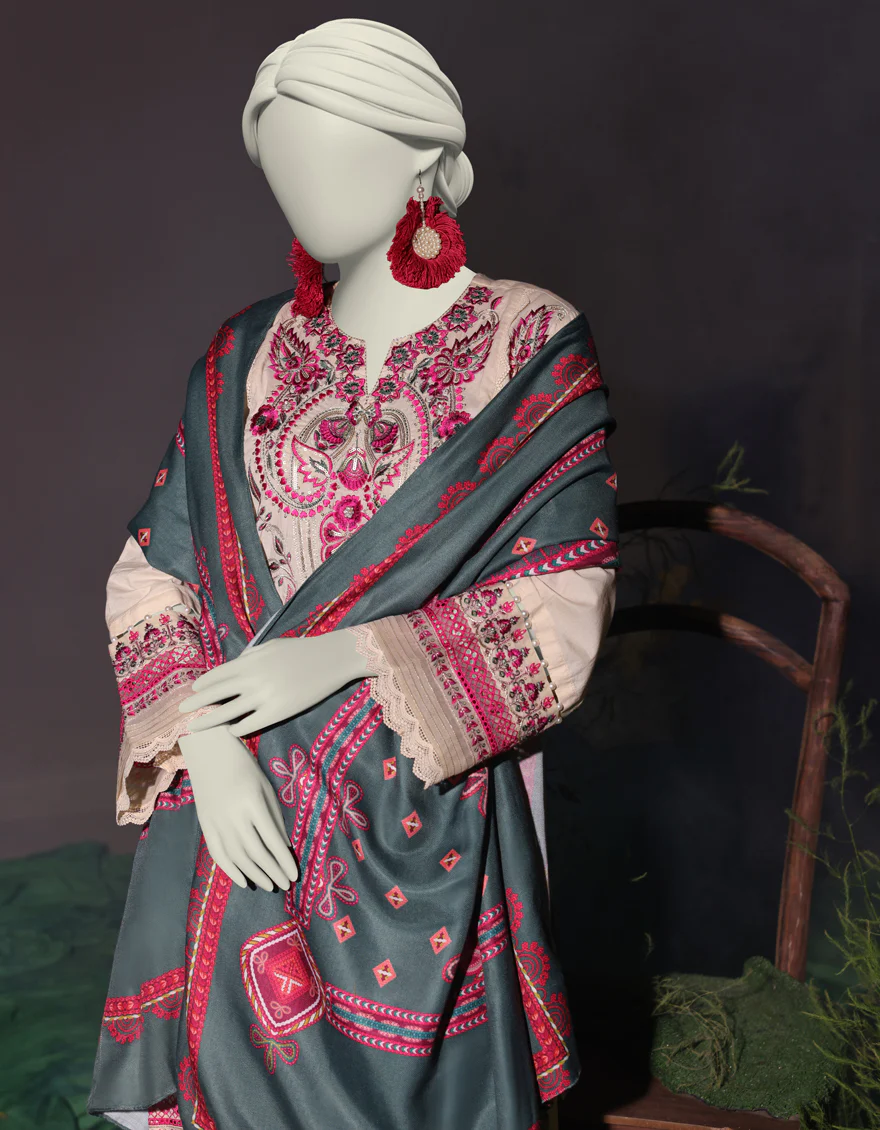 WHITE CAMBRIC 3PC STITCHED | JJPW-W-JW-24-1736 FB/LUXE-A-01 - Image 3