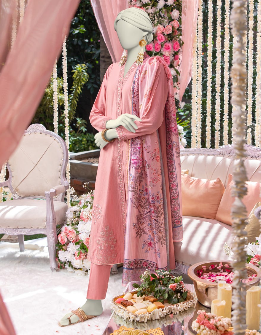 PINK DOBBY 3PC STITCHED | JJPW-W-JW-24-1788 FB/ROYAL HERITAGE-01 - Image 2