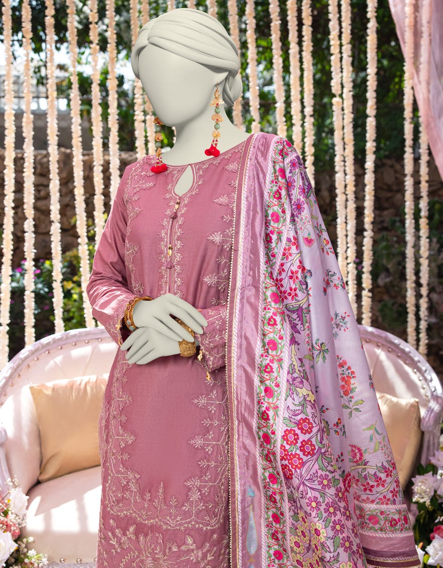 PURPLE DOBBY 3PC STITCHED | JJPW-W-JW-24-1791 FB/ROYAL HARITAGE-4 - Image 3