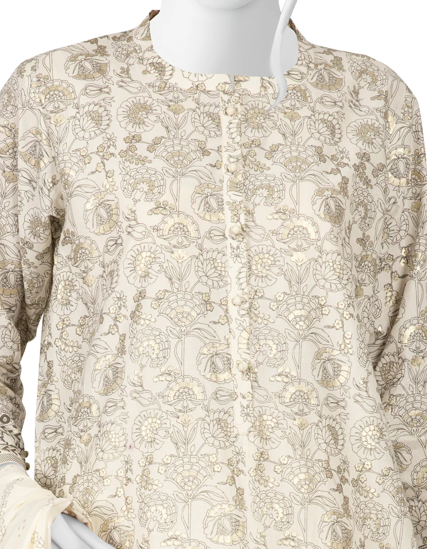 WHITE CAMBRIC 3PC STITCHED | JJPW-W-JW-US-22-1763 FB/ROSEMARY - Image 3