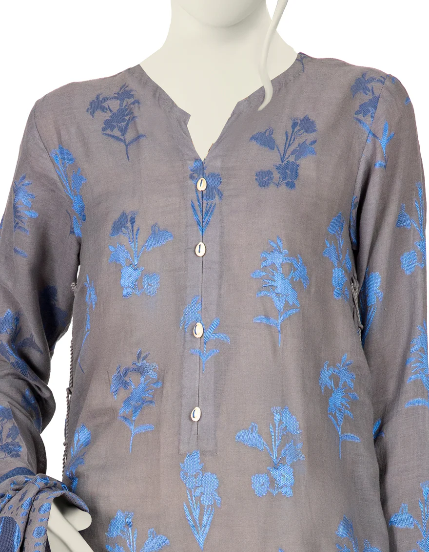 BLUE-GREY JACQUARD 3PC STITCHED | JJPW-W-JW-US-22-1769 FB/MBIZI - Image 3