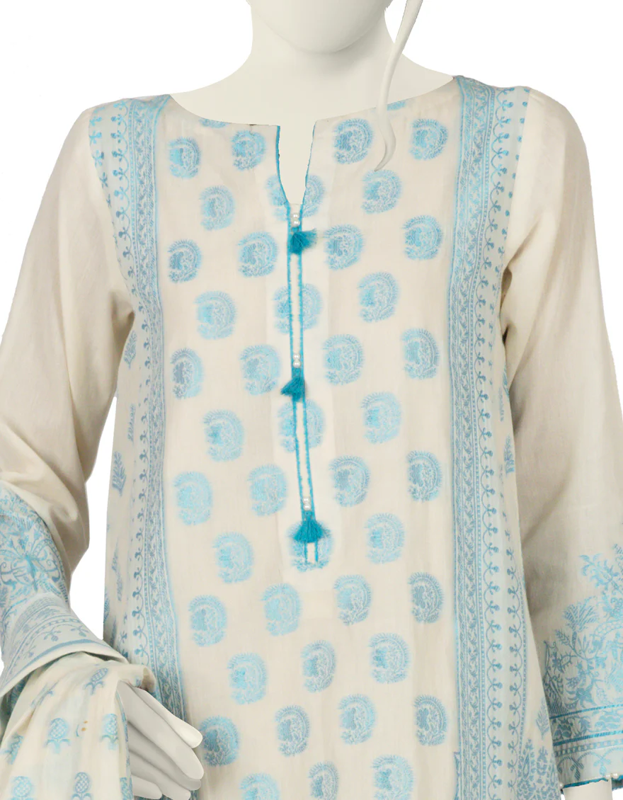 OFF WHITE JACQUARD 3PC STITCHED | JJPW-W-JW-US-22-1772 FB/KENEY - Image 3