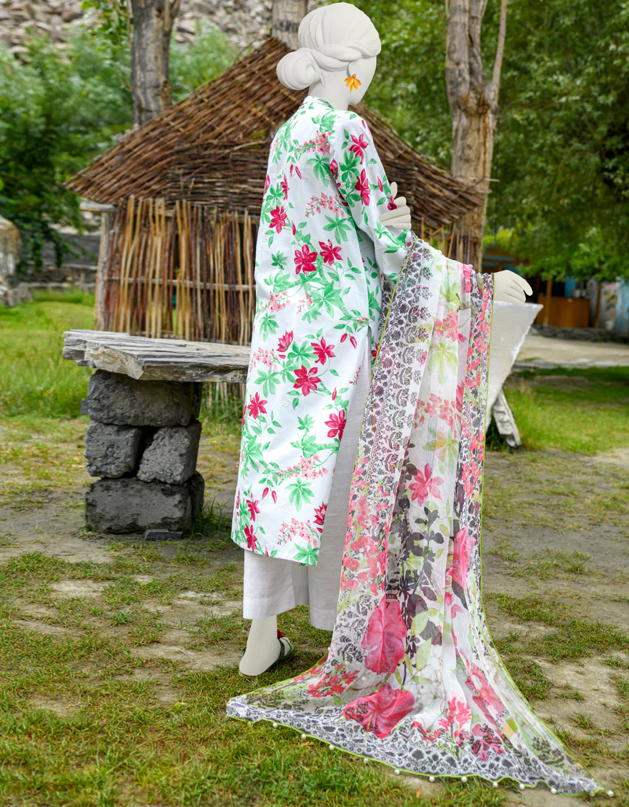 MULTICOLOR CAMBRIC 3PC STITCHED | JJPW-W-JW-US-23-1741 FB/MAJESTIC-01 - Image 2