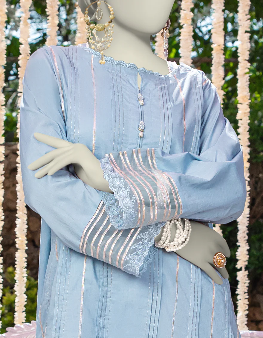 BLUE LAWN 2PC STITCHED | JJPW-W-JW2-24-2038 FB/CLASSIC DYED-04 - Image 3