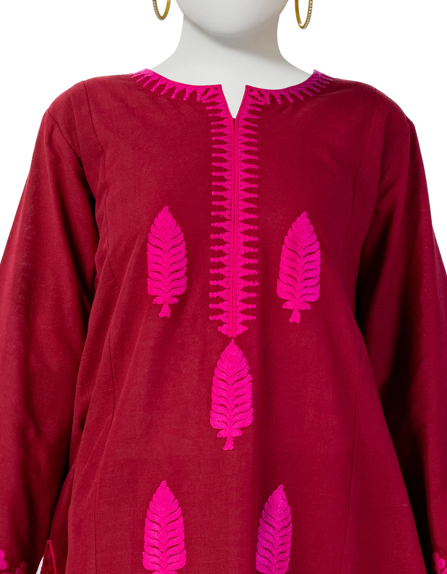 RUST KHADDAR 2PC STITCHED | JJPW-W-JW2-US-23-2020 FB/AARI-2 - Image 3