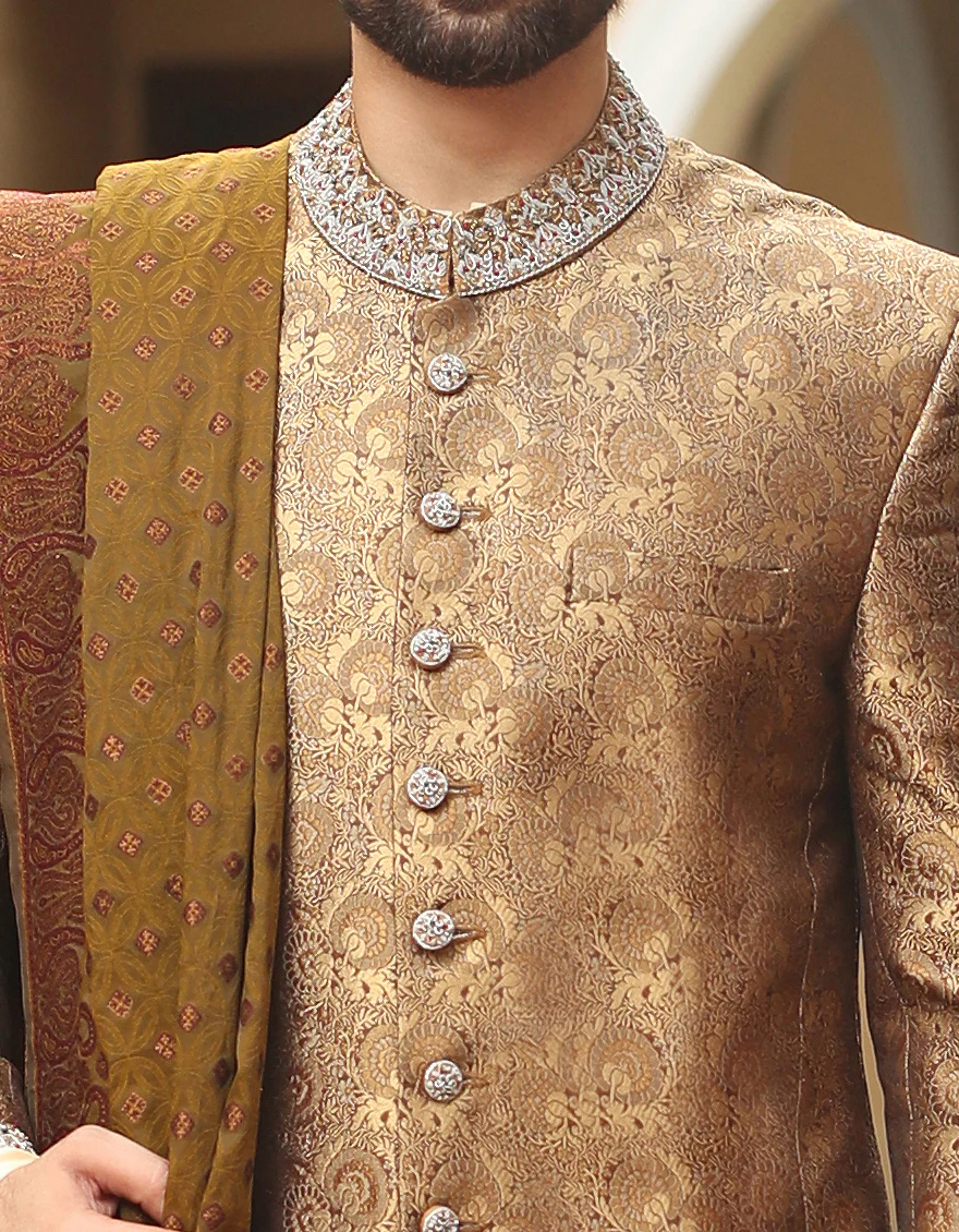 COPPER SHERWANI | JJSW-US-490/S19/JJ6320 - Image 2