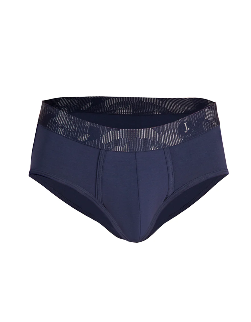 NAVY BLUE COTTON BRIEF | JJUW-US-CBRIEF - NAVY BLUE