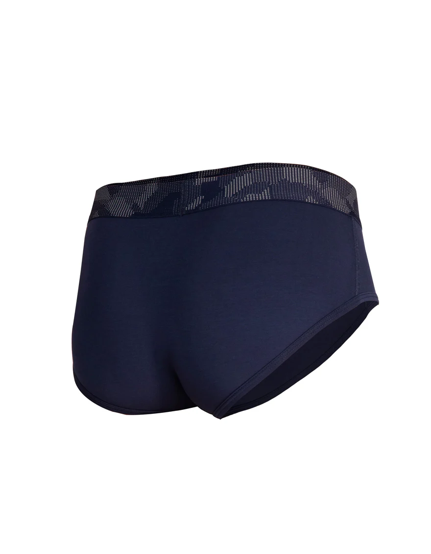 NAVY BLUE COTTON BRIEF | JJUW-US-CBRIEF - NAVY BLUE - Image 2