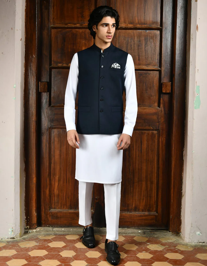 BLUE SUITING WAISTCOAT | JJVC-A-27381-R10-AP/S24/JJ9546-PN - Image 2