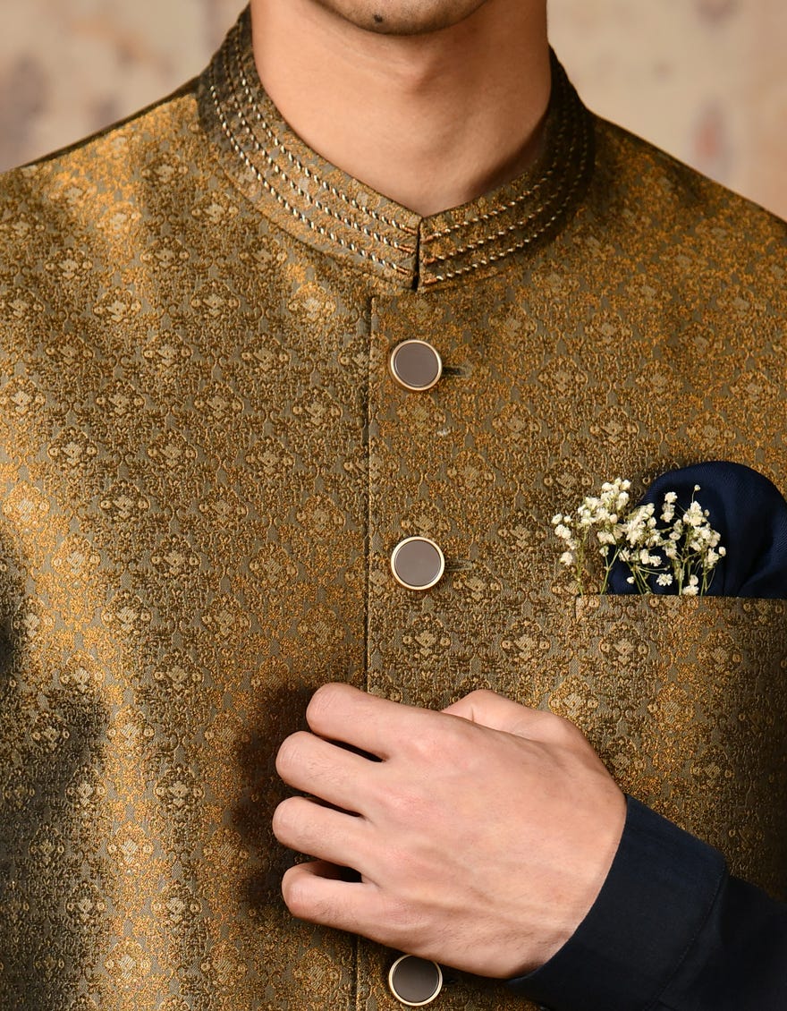 BROWN WAISTCOAT | JJVC-A-48119/S24/JJ8485-FL - Image 2