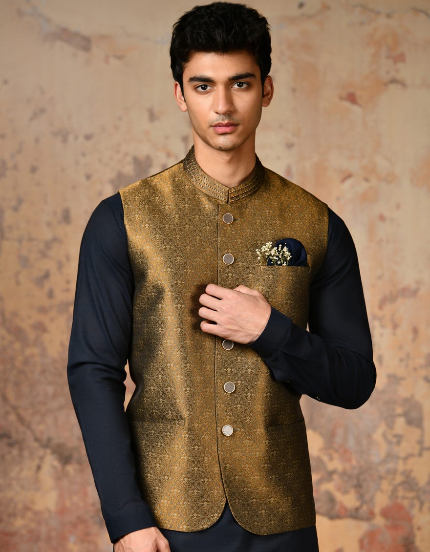 BROWN WAISTCOAT | JJVC-A-48119/S24/JJ8485-FL - Image 3