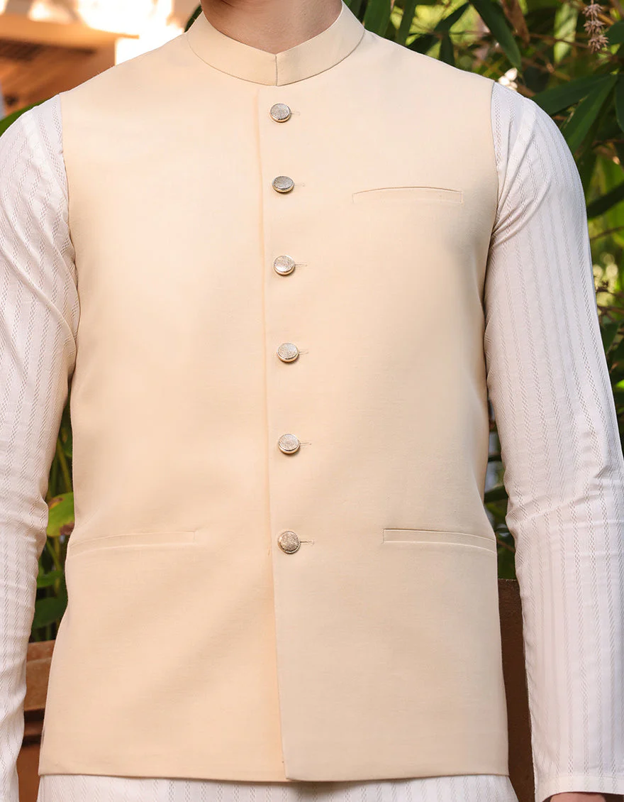 BROWN WAISTCOAT | JJVC-US-24-48060 - Image 3