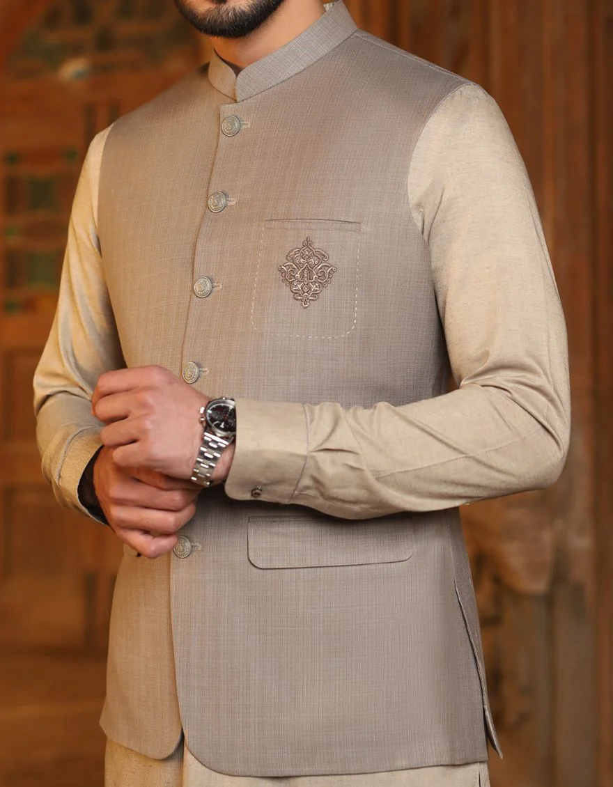 ASH GREY WAISTCOAT | JJVC-US-27376/S21/JJ6739 - Image 2